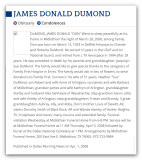 James Donald DUMOND
